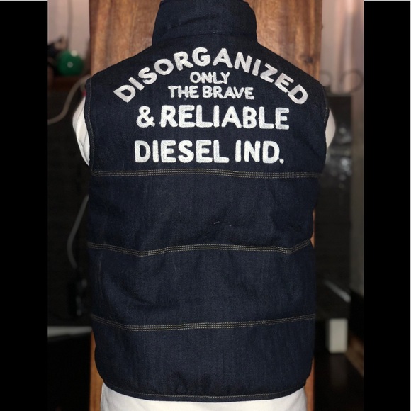 New Diesel Style Co Reversible Quilted Vest Boys M